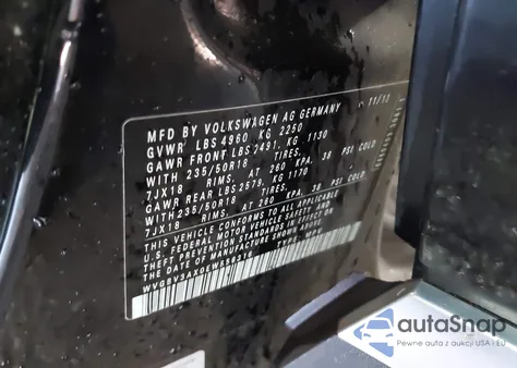 2014 Volkswagen Tiguan Sel z USA, uszkodzony, nr VIN WVGBV3AX0EW556316